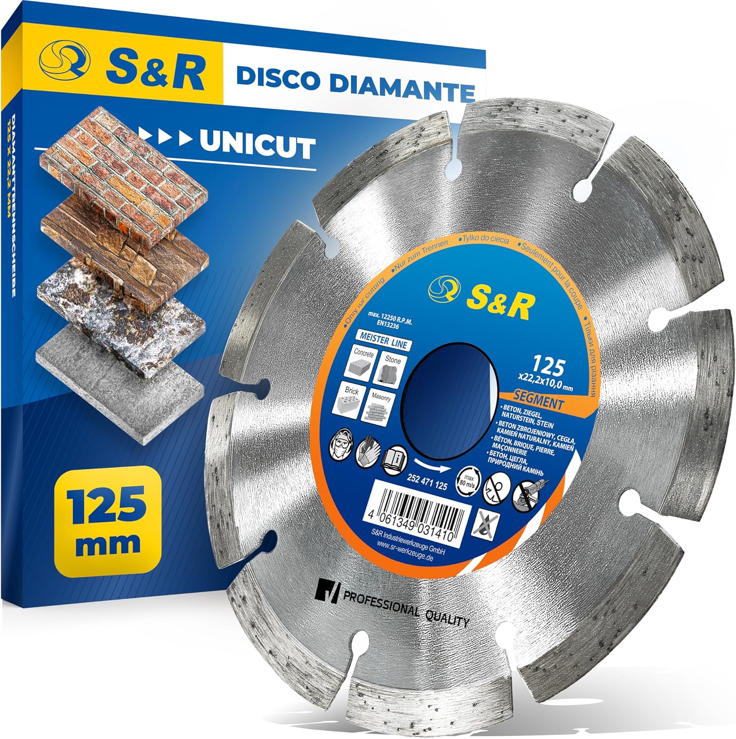 Thumbnail 6 de S&R 2 Dischi Diamantati 230 x 22,2 mm
