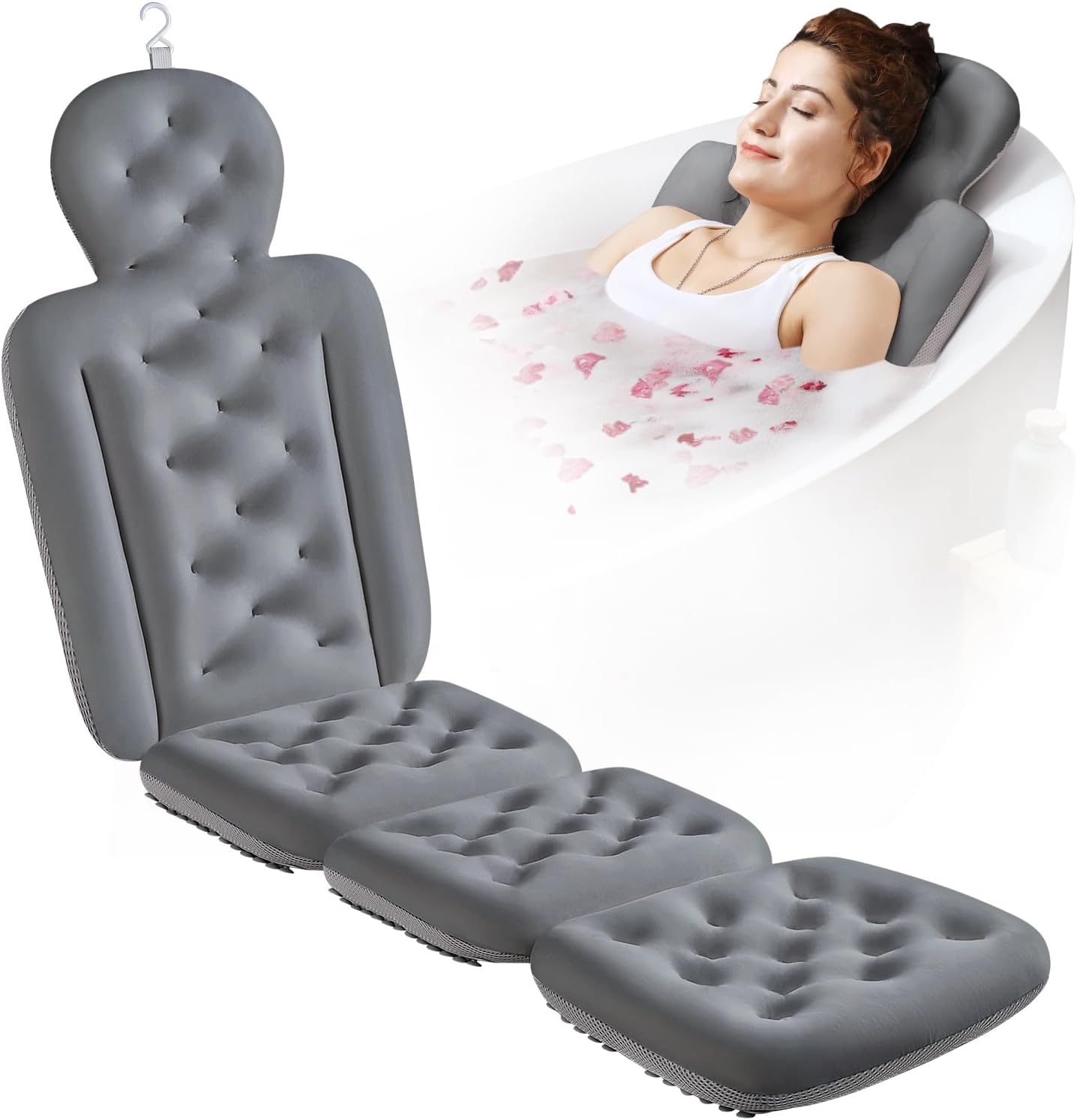 Thumbnail 6 de Full Body Bath Pillow 51" x 16" for Tub
