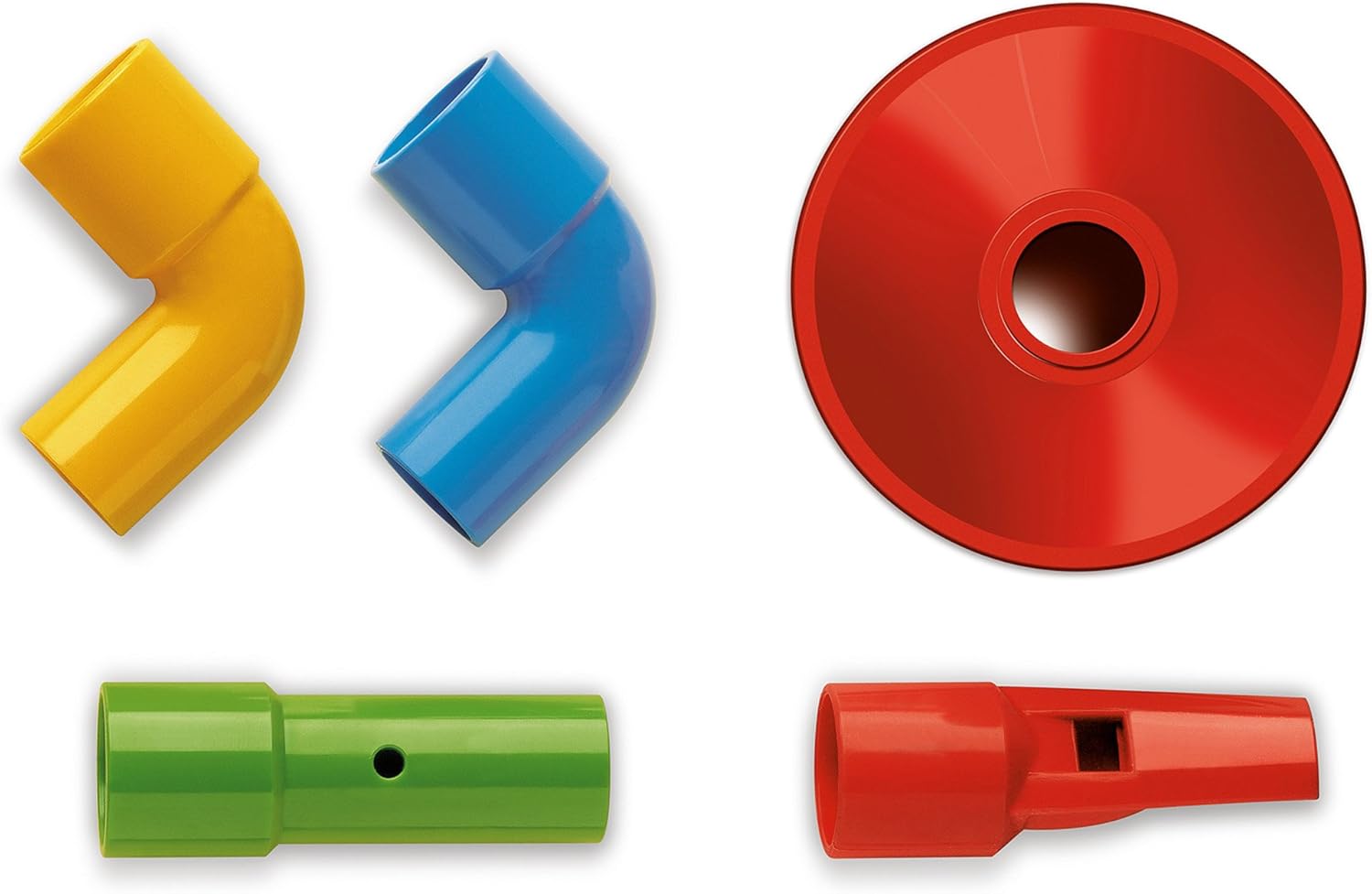 Detalle de Quercetti Saxoflute: kit musicale creativo per bambini 2–4 anni, strumenti colorati da costruire
