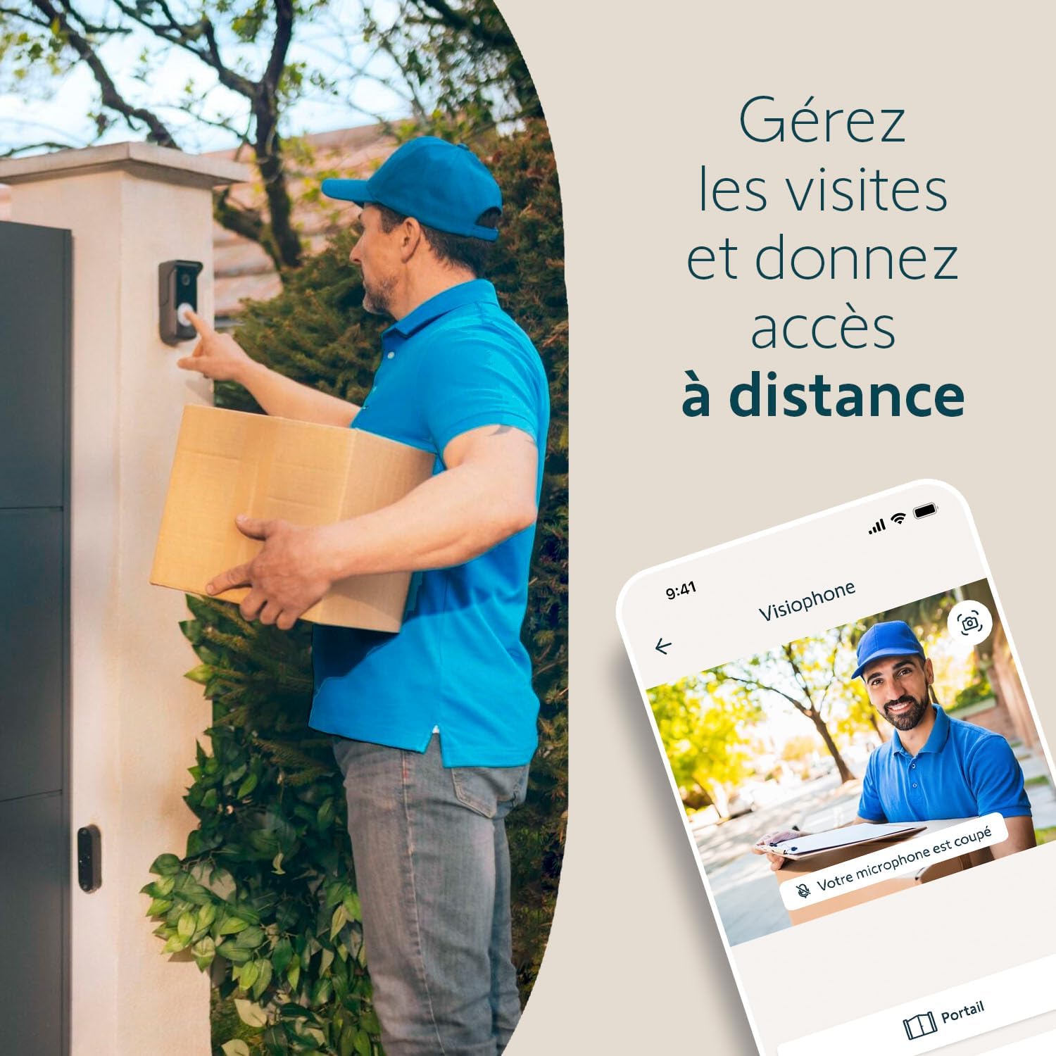 Thumbnail 1 de Somfy 1871229 – Visiophone V350 Connect