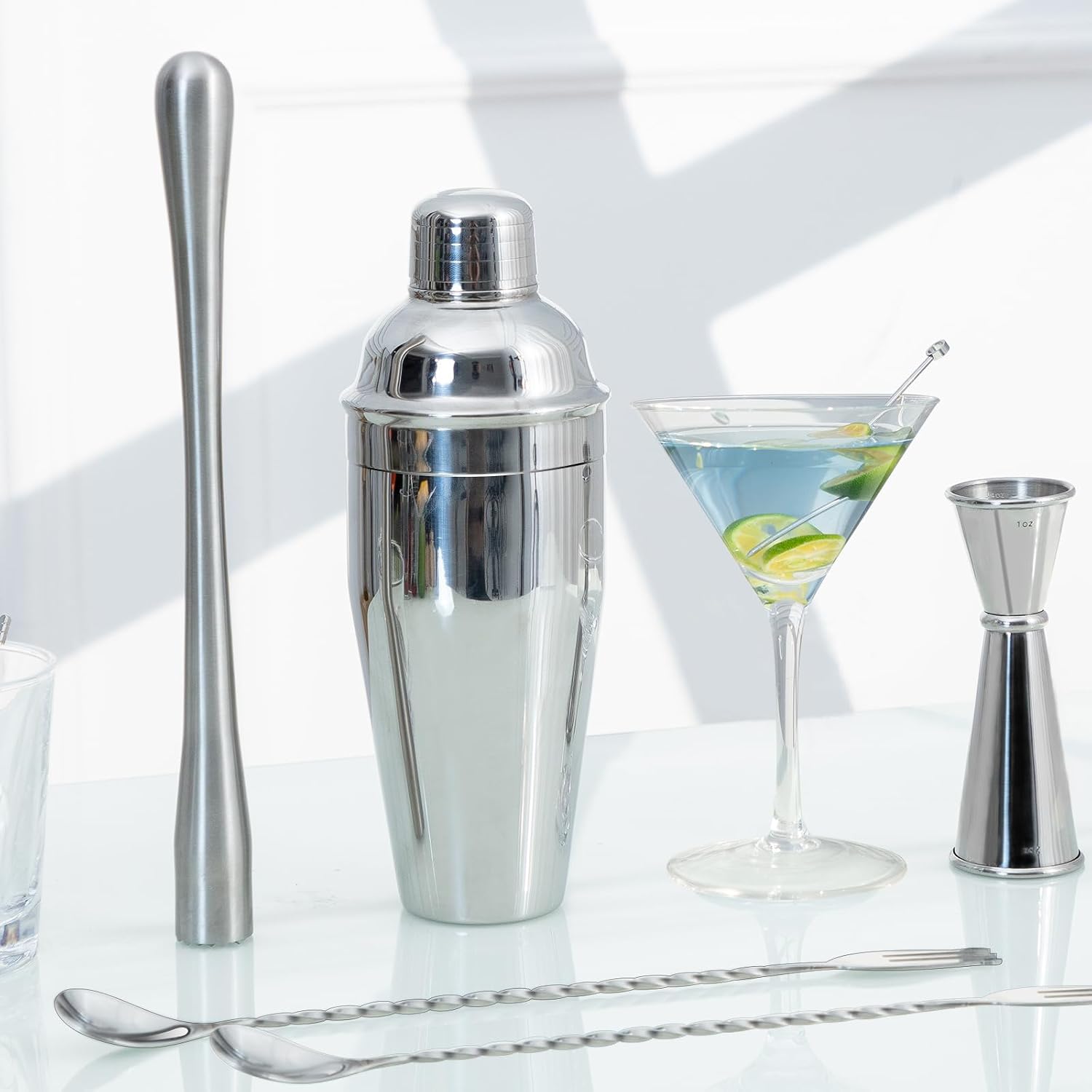 Thumbnail 6 de BRIOUT BarSpoon-12Inch Cocktail Bar Spoon Set, 12-Inch 18/8 Steel