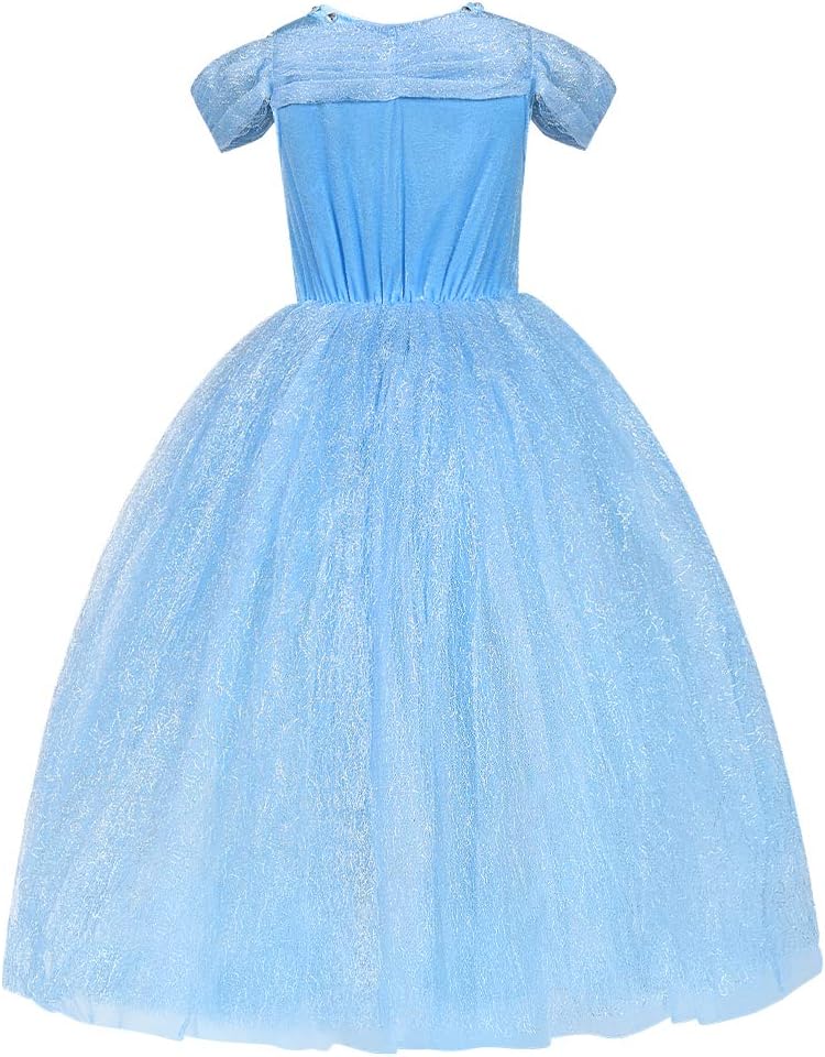 Thumbnail 3 de URAQT Vestido de Cenicienta 👗, Disfraz Elegante para Niñas 3-8 años