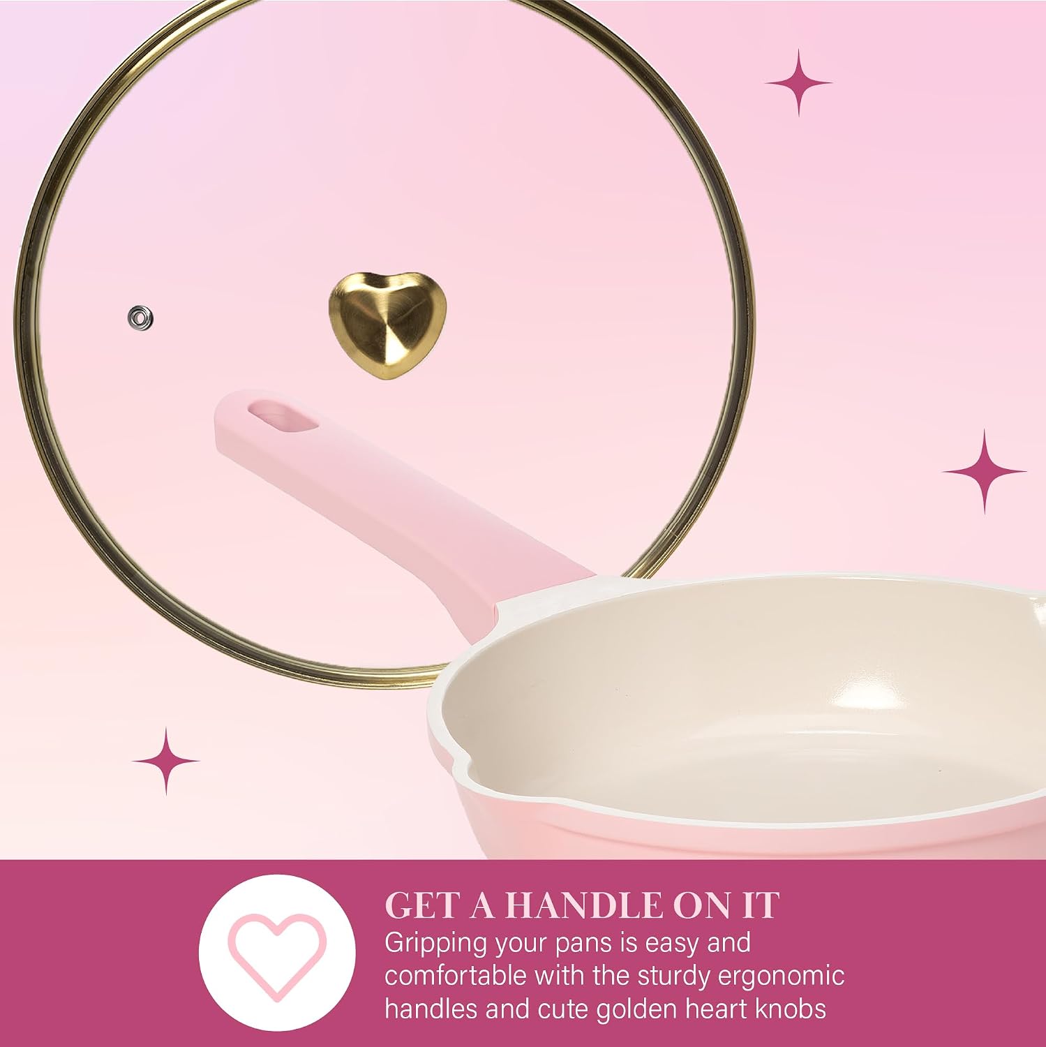 Thumbnail 6 de Paris Hilton Ceramic Cookware Set 10-Piece