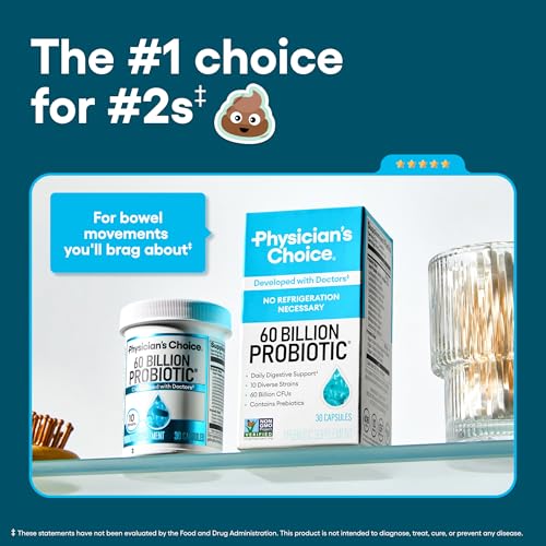Thumbnail 1 de Physician's CHOICE Probiotics 60 Billion CFU – 10 Strains + Organic Prebiotics