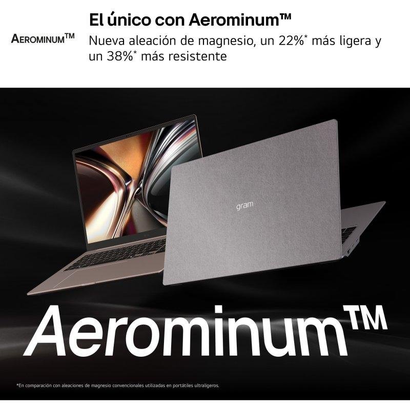 Detalle 2 de LG Gram Pro 16Z90U-K.AUB5BN: portátil ultraligero de 16" con Intel Arc B390 y 32 GB de RAM