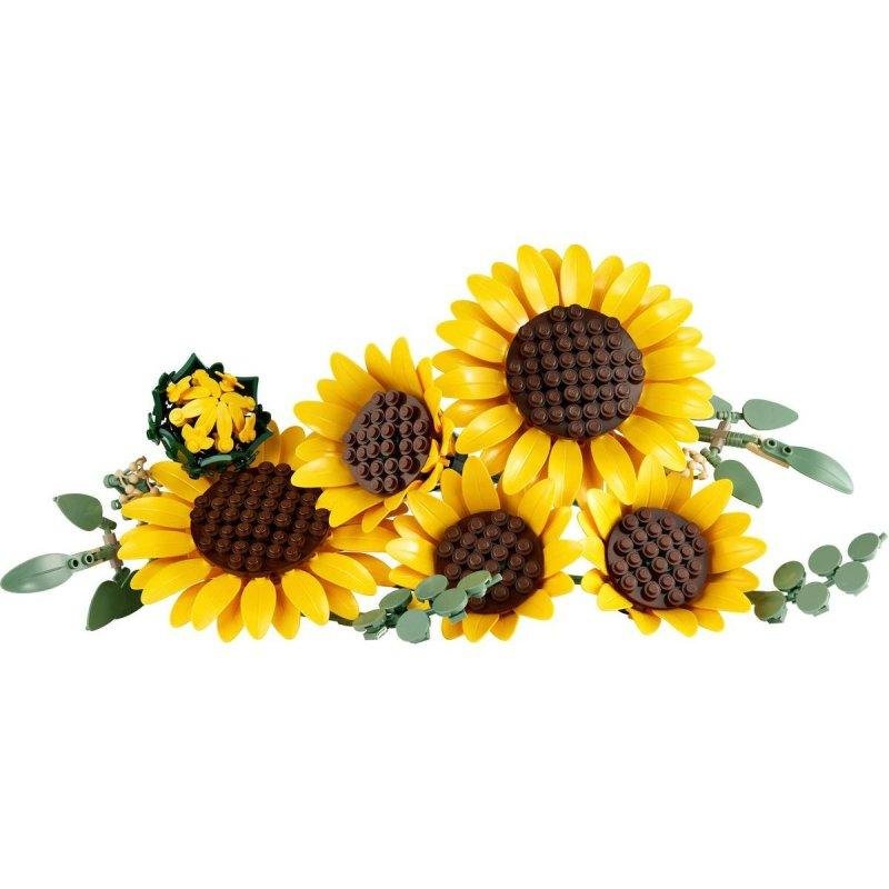 Detalle 2 de LEGO Botanicals Ramo de Girasoles 11502 — 686 piezas para adultos, arte floral modular