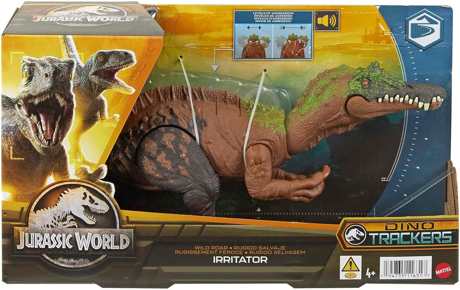 Thumbnail 6 de Mattel Jurassic World Rugido Salvaje Irritator Dinosaurio Sonidos 🦖