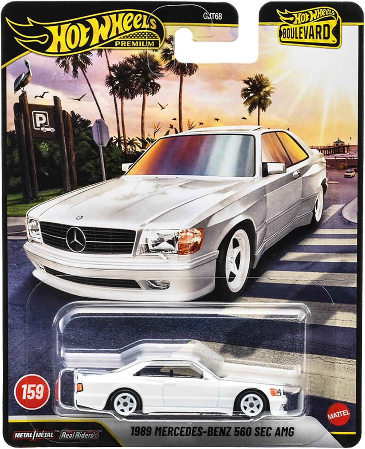 Detalle 2 de ホットウィール JHW37 ブールバード 1989 メルセデス・ベンツ 560SEC AMG 1:64 ミニカー