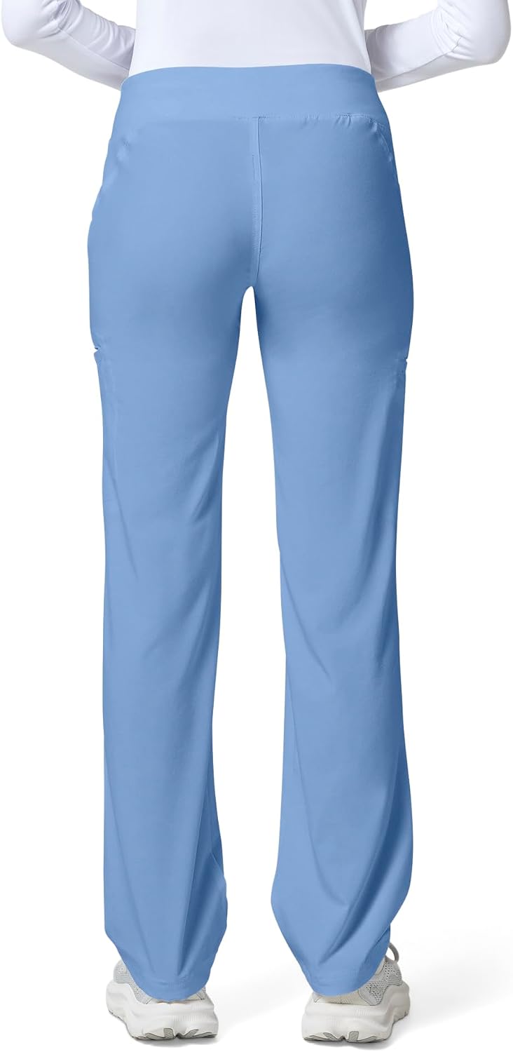 Thumbnail 2 de Cherokee CK002 Iflex Women's Straight-Leg Scrub Pants, 6 Pockets, 360° Stretch