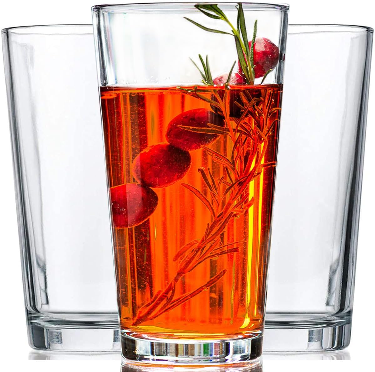 Detalle de 16oz Drinking Glasses Set of 10