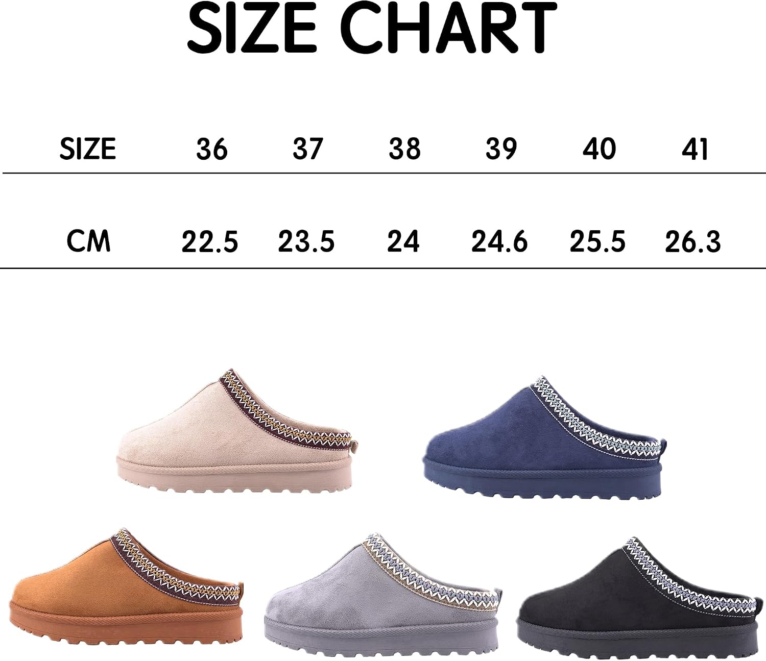 Thumbnail 6 de JOMIX Chaussons femme hiver d’intérieur en effet daim, doublure douce et semelle antidérapante