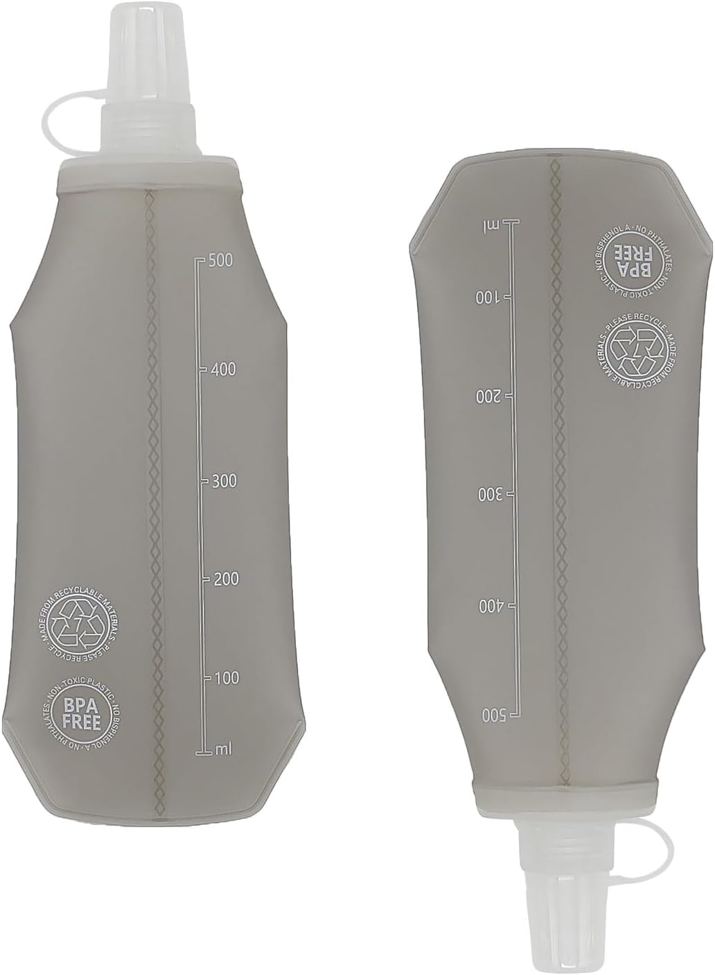 Detalle de EGOO 2x Soft Sports Water Bottle 500ml