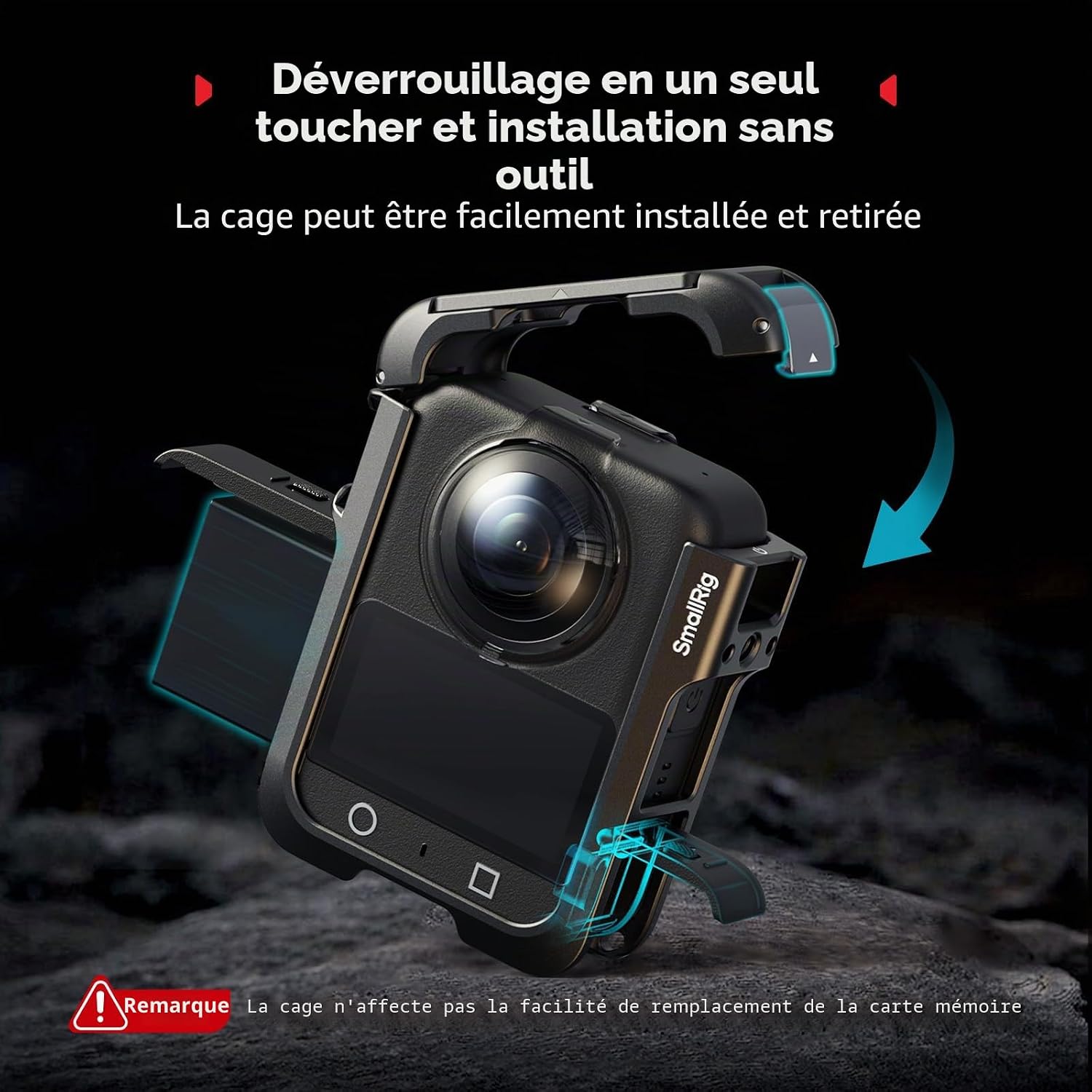 Detalle 1 de SMALLRIG Cage Complète pour DJI Osmo Nano