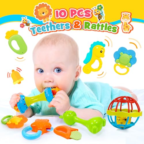Thumbnail 1 de Hochet Bebe 0-12 Mois Wootoyz – Set multisensoriel de 14 jouets avec boîte de rangement