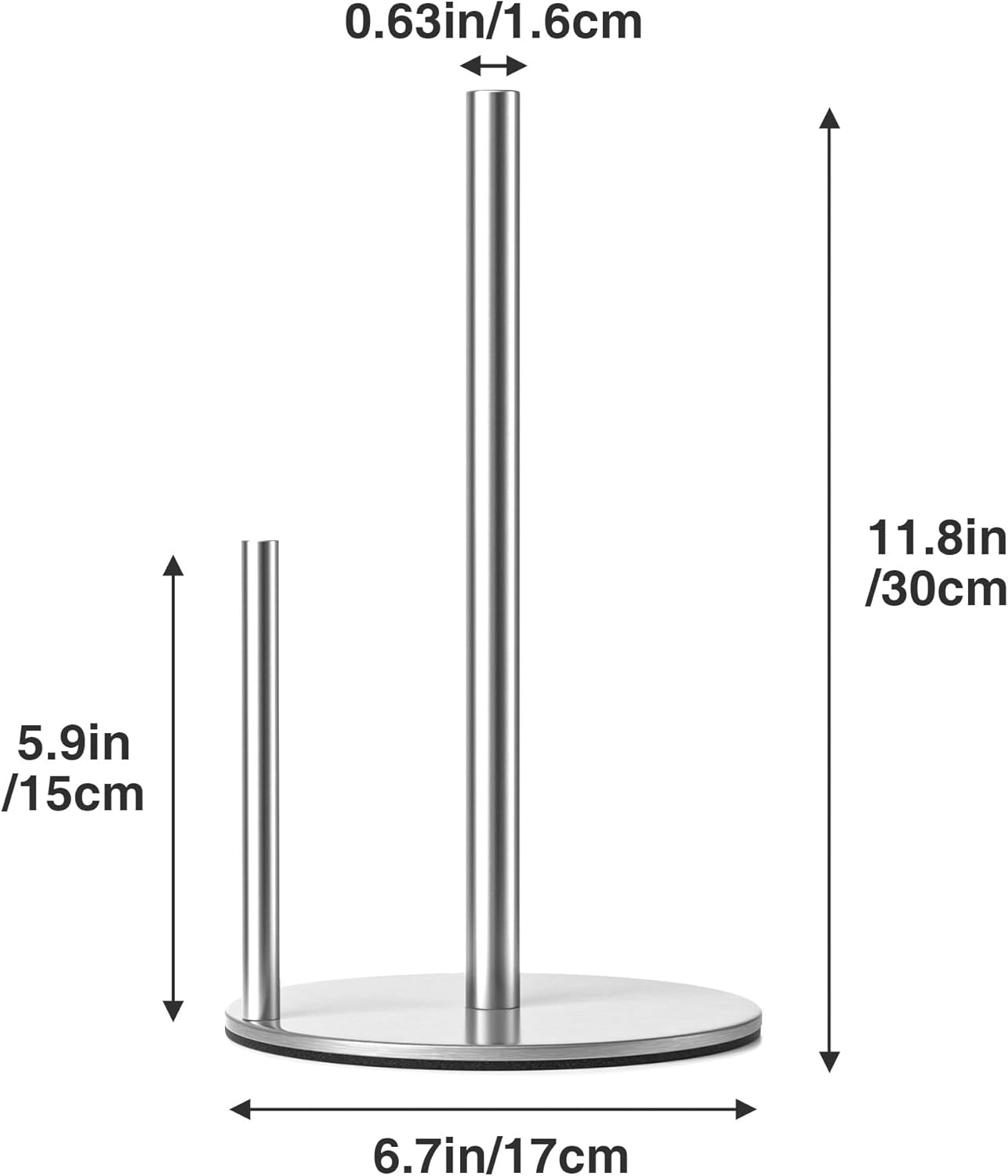 Thumbnail 4 de Edelstahl Küchenrollenhalter 30 cm