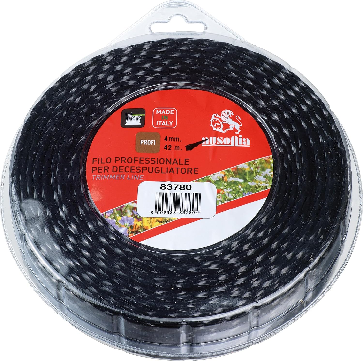 Detalle de AUSONIA 83780 draad voor professionele Vertigo-borstelmachine, 4,00 mm, 42 m