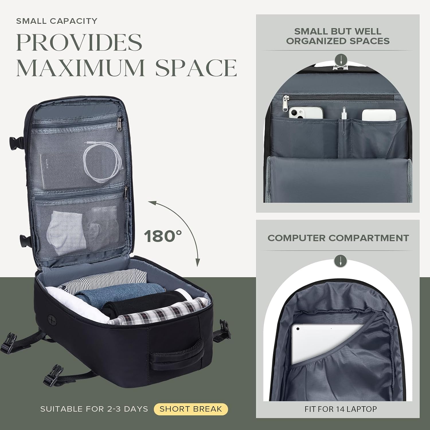 Thumbnail 4 de Hayayu Ryanair Cabin Bag 24L