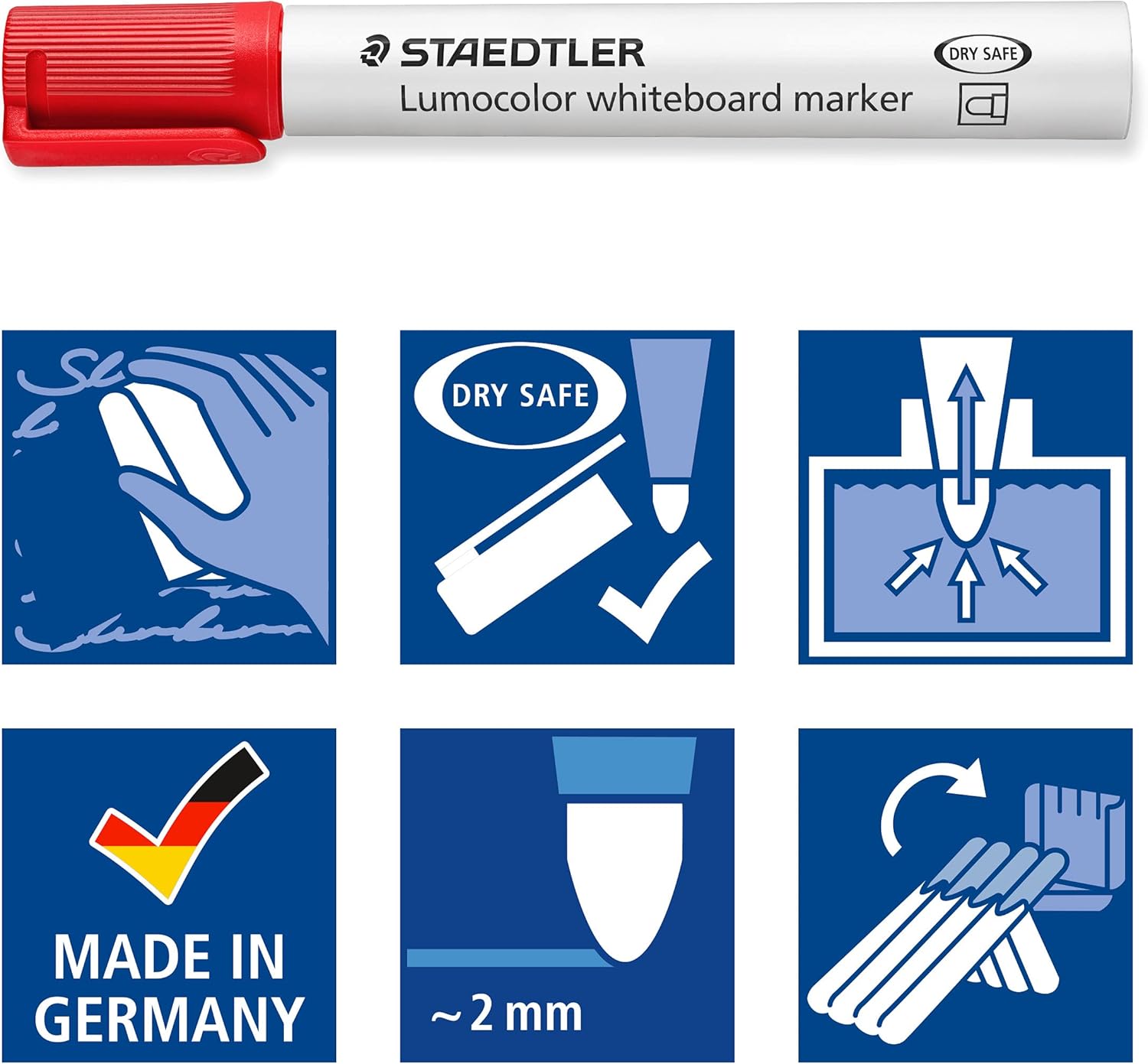 Thumbnail 6 de STAEDTLER Whiteboard-Set Lumocolor 613 S – zuverlässige Grundausstattung für Whiteboards