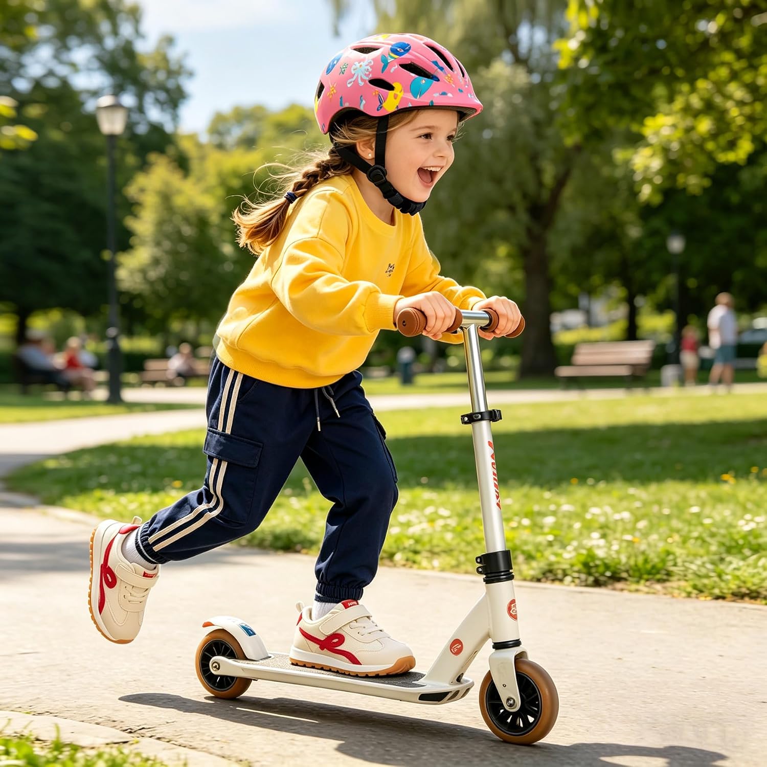Detalle de Kids Bike Helmet Adjustable Multi-Sport Protective Helmet with ABS Shell & EPS Foam (CPSC/ASTM) for Toddlers, Kids & Youth