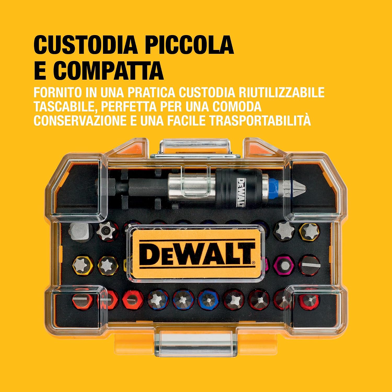 Detalle de DEWALT Set inserti avvitatura 25mm 32 pz XS, DT7969-QZ