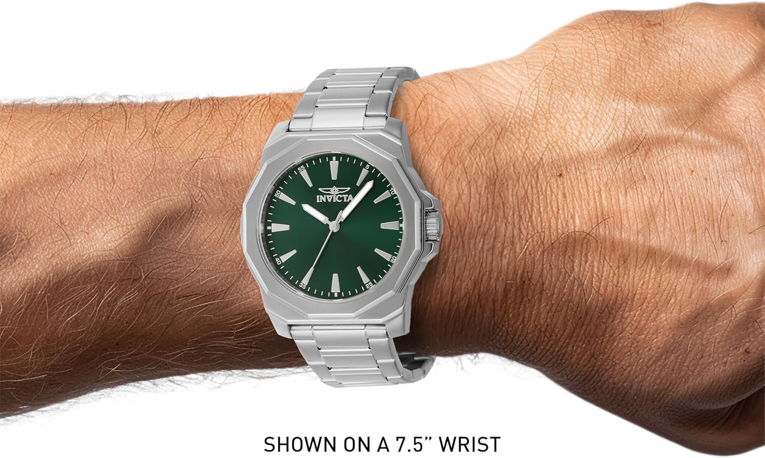 Thumbnail 5 de Invicta Speedway Montre Homme 42 mm - Mouvement Quartz, Acier Inoxydable, Dial Vert