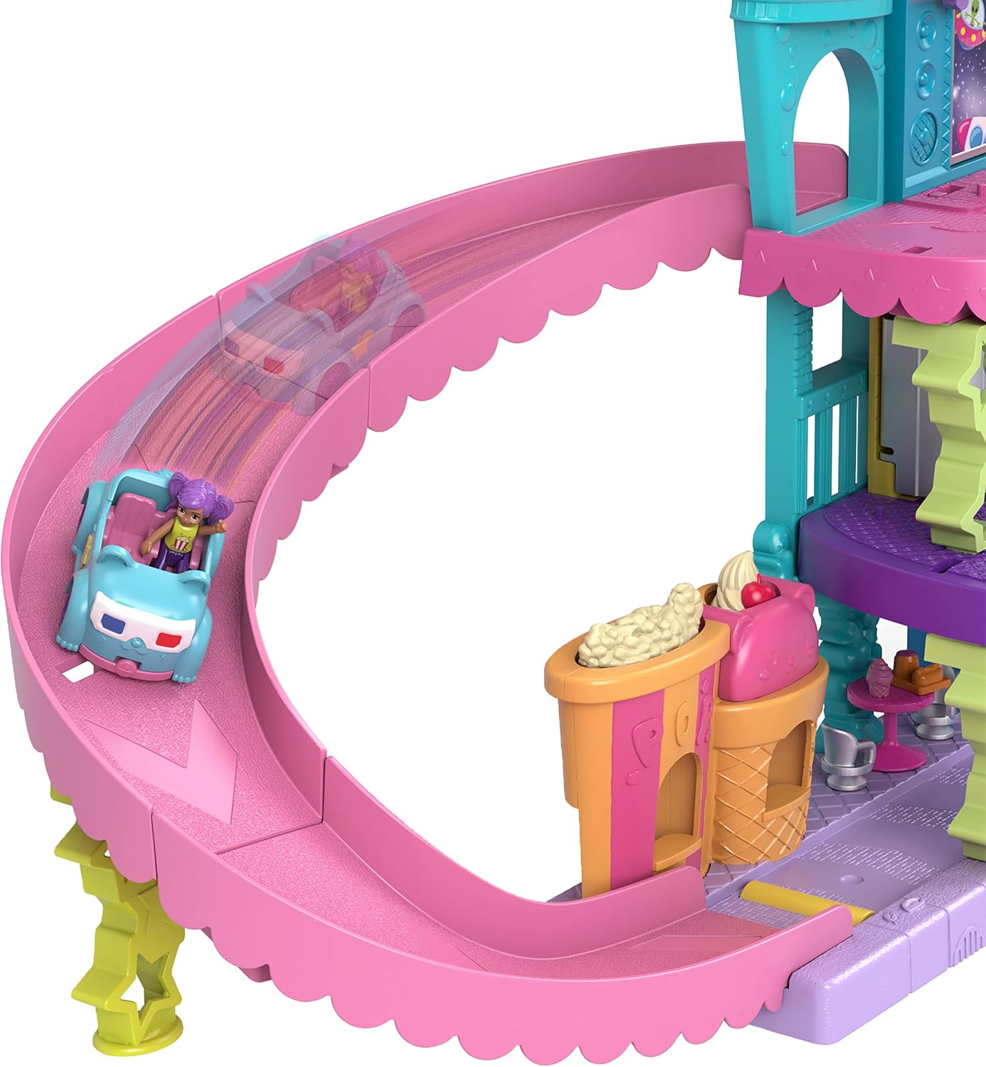 Detalle 2 de Polly Pocket Pollyville Drive-In Movie Theatre Playset