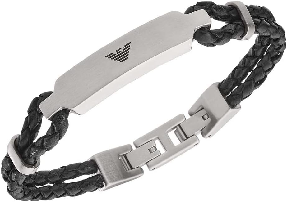 Thumbnail 3 de Emporio Armani Bracelet homme Acier inoxydable Noir Jett