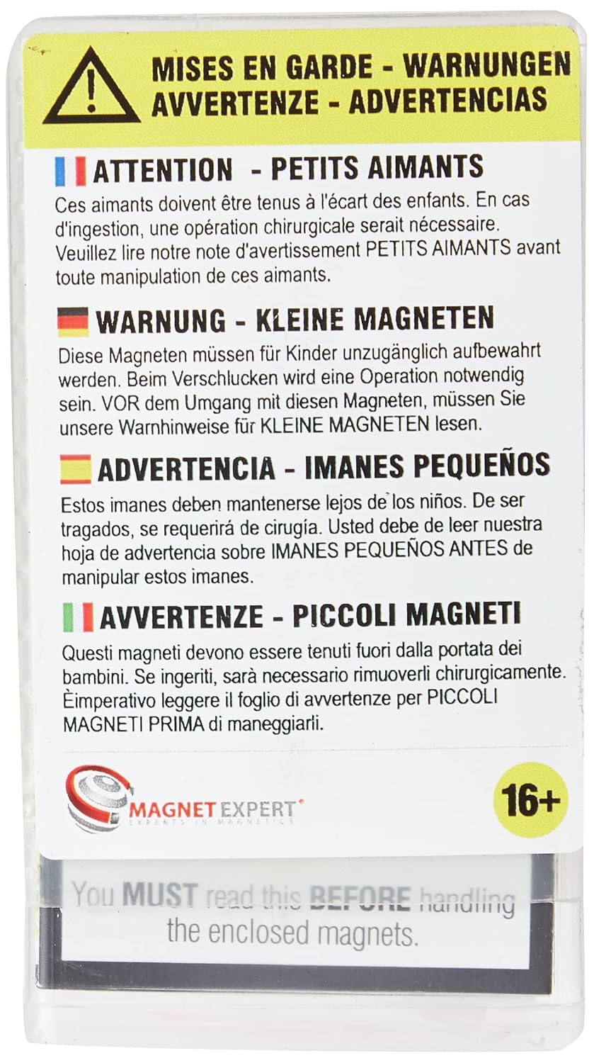 Detalle de First4magnets Stitch In en PVC aimanté à changement rapide (10 paires) – pour couture, arts et bricolage