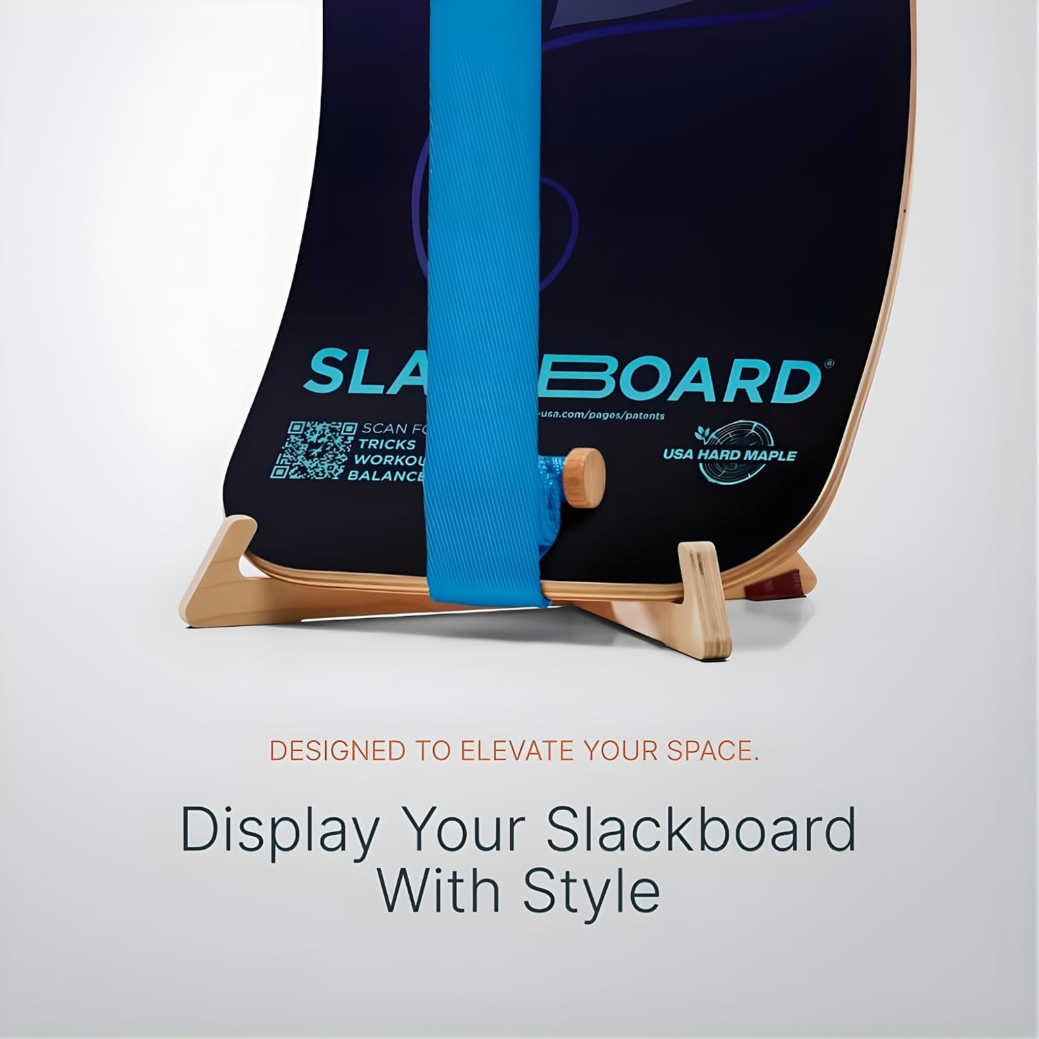 Detalle 2 de GIBBON SlackBoard Plus Balance Board with 1- and 2-Line Setups, Maple Wood