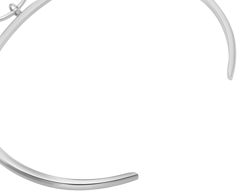 Detalle 2 de Diesel Herren Edelstahl Manschettenarmband – silberpoliert, 16 cm × 1,65 cm