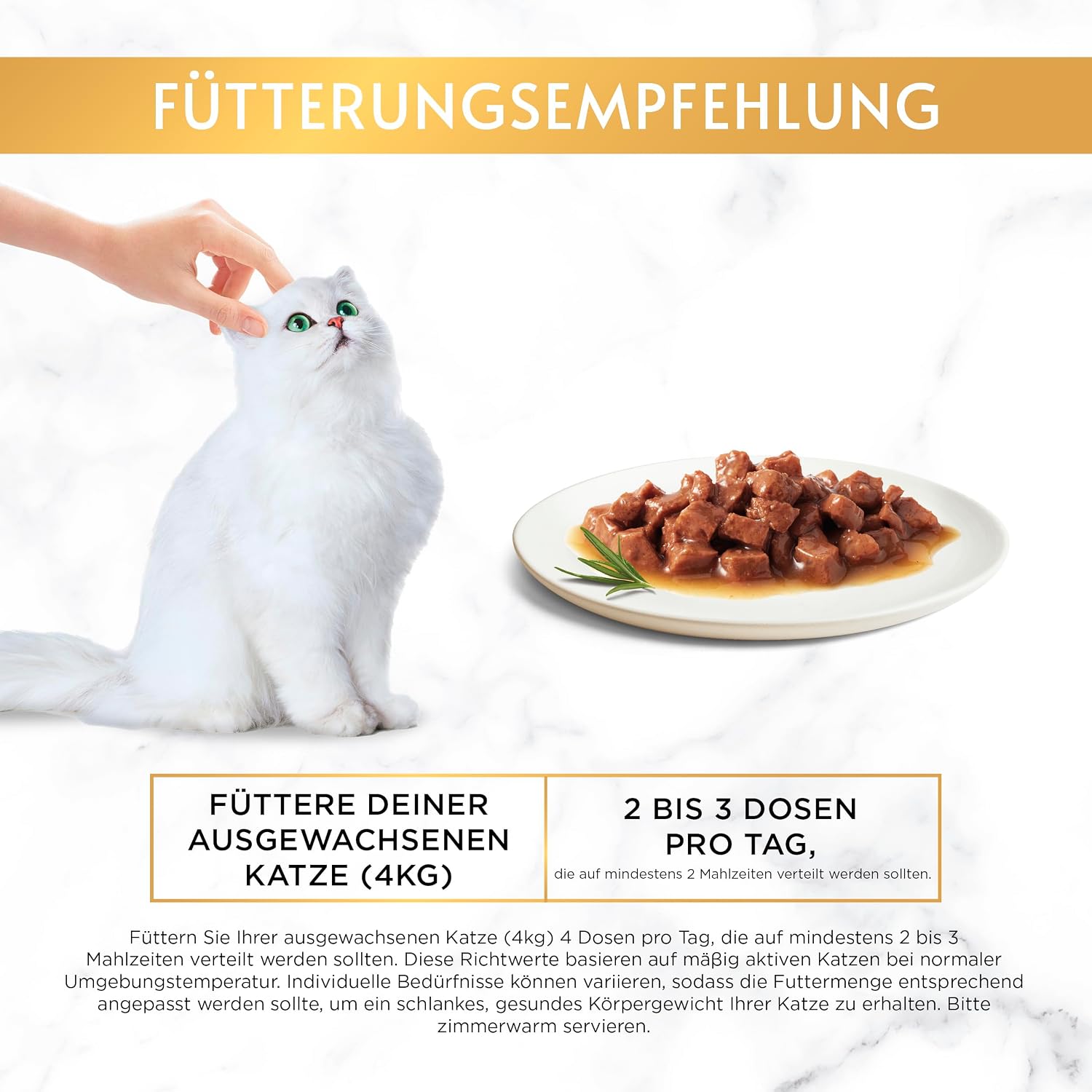 Detalle de Gourmet Gold Zarte Häppchen in Sauce – Nassfutter für Katzen, 12er Pack (12 x 8 Dosen à 85 g)