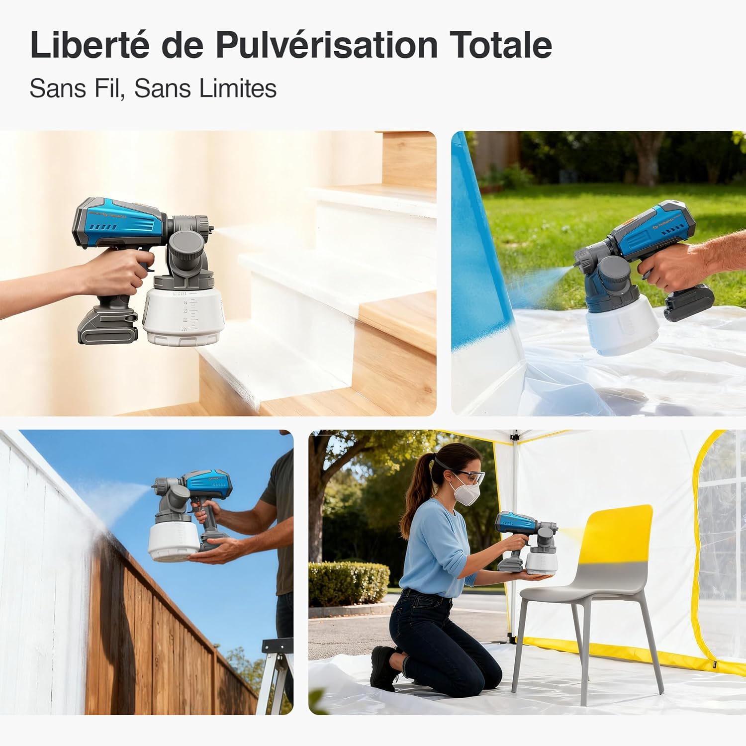 Thumbnail 2 de Tilswall Pistolet à Peinture 1300 ML
