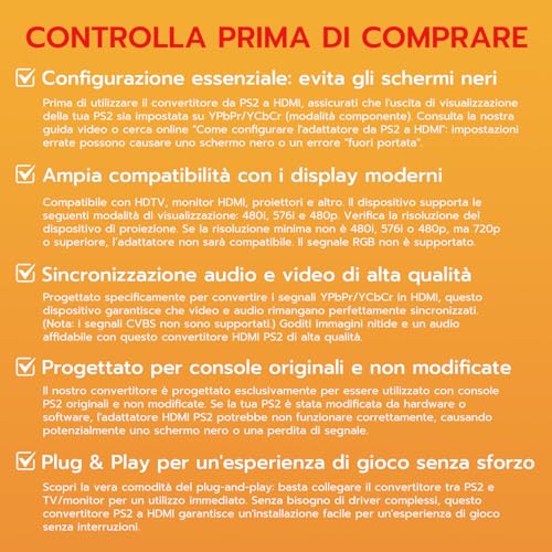 Detalle 2 de Mcbazel adattatore PS2-HDMI con uscita audio da 3,5 mm