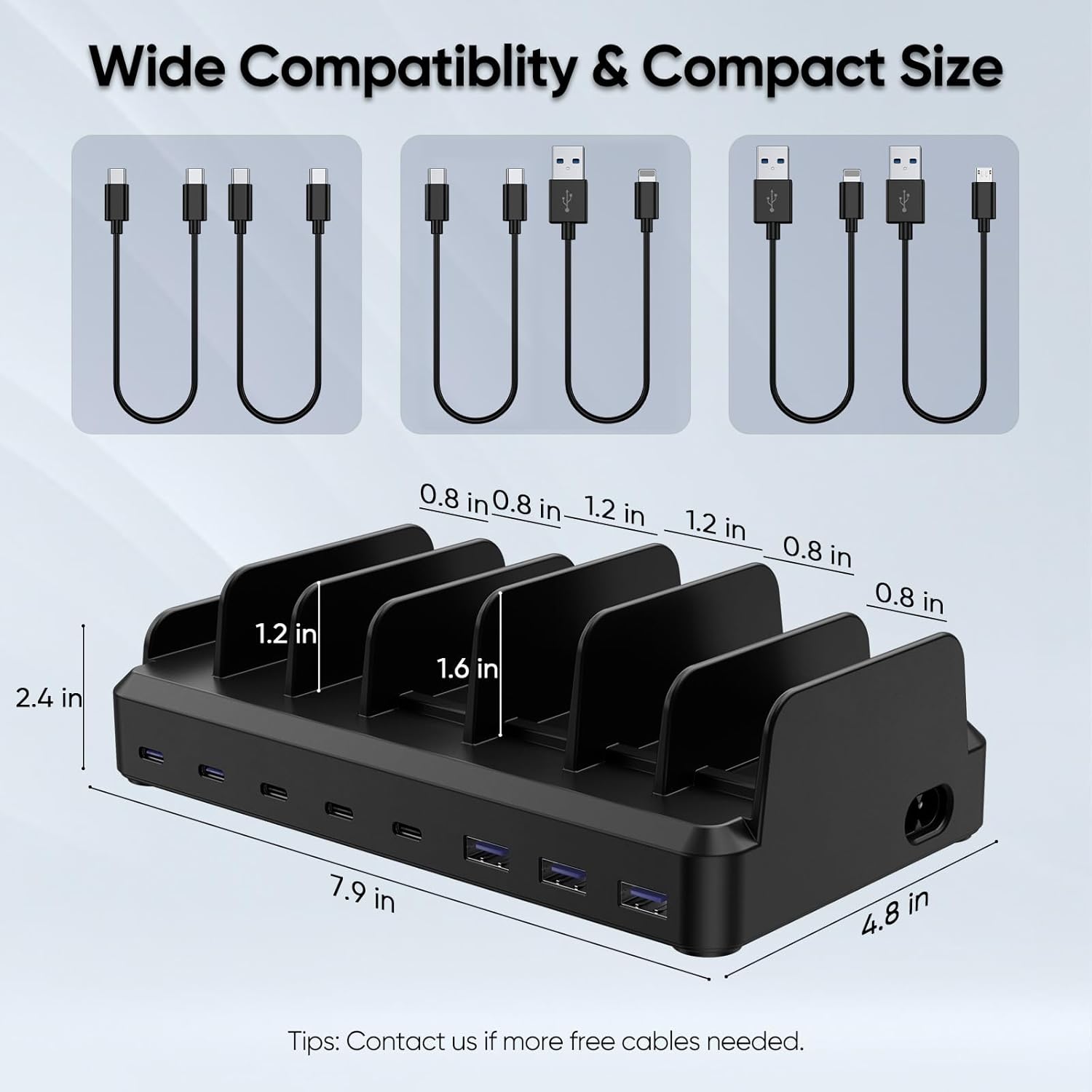 Detalle de Lcssio 300W Charging Station ๐