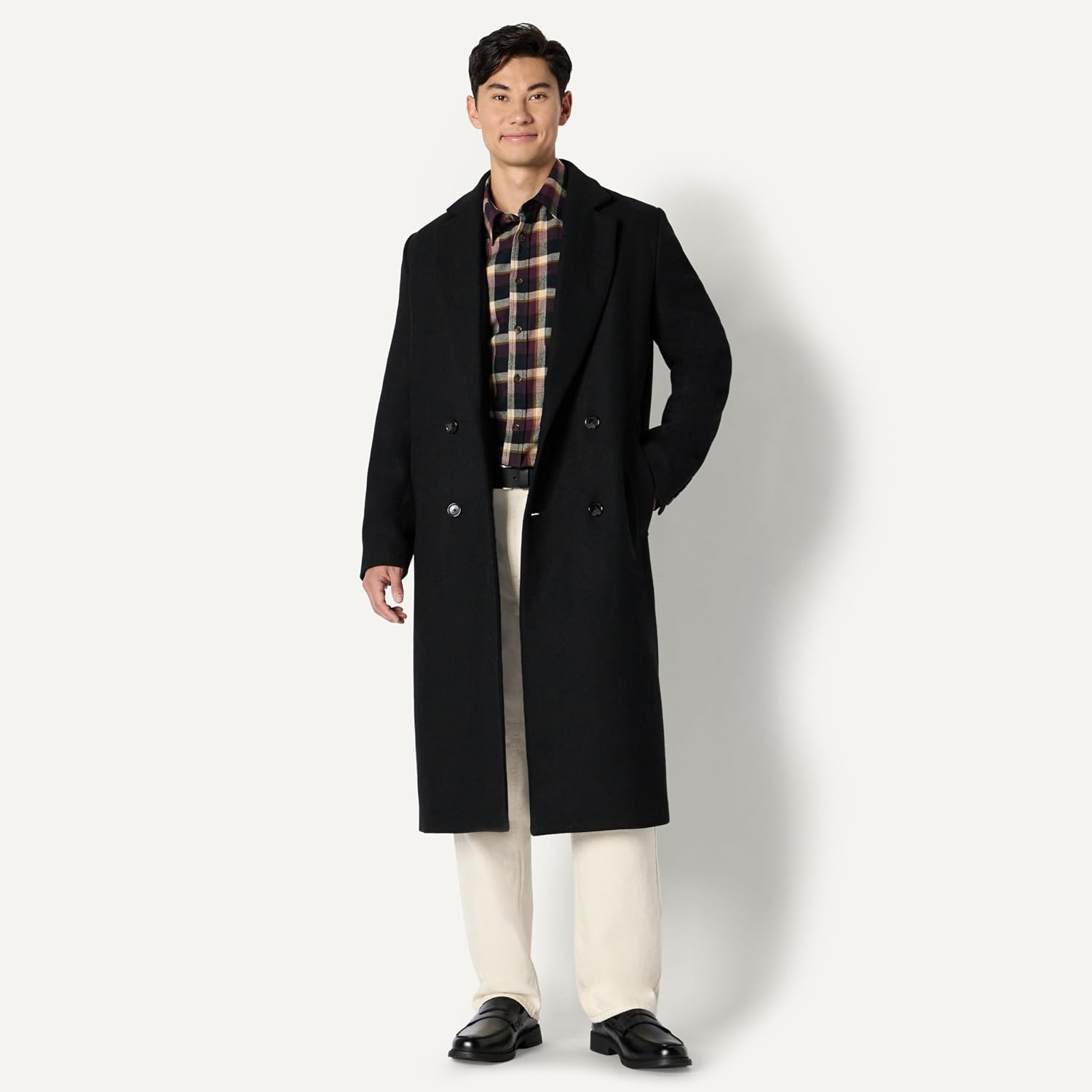 Thumbnail 4 de Amazon Essentials Men's Relaxed-Fit Wool Blend Longline Topcoat
