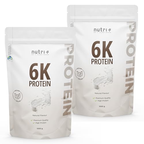 Thumbnail 6 de Nutri + Protein Pulver Neutral 1 kg – 80% Eiweiß, zuckerfrei, fettfrei – Backprotein, ungesüßt, natürlich