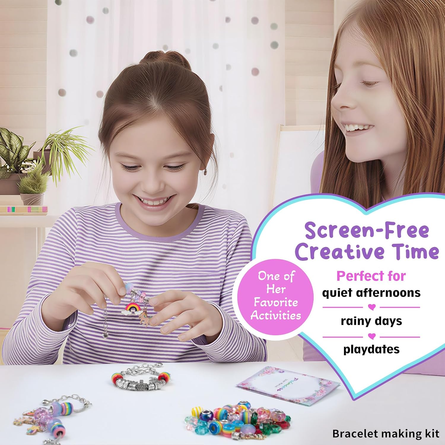 Detalle 2 de BDBKYWY Charm Bracelet Making Kit