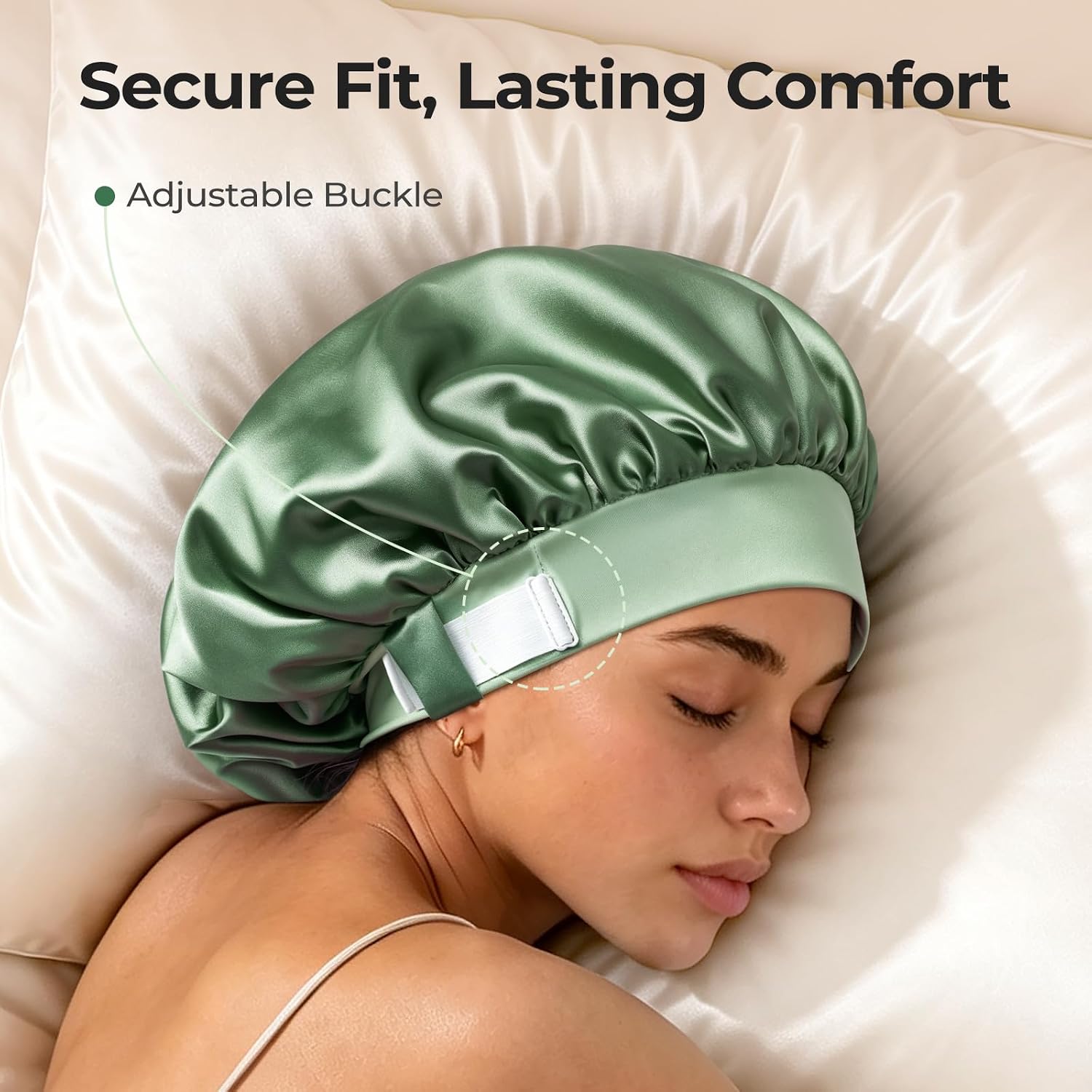 Detalle 2 de Umisleep Silk Bonnet 22 Momme