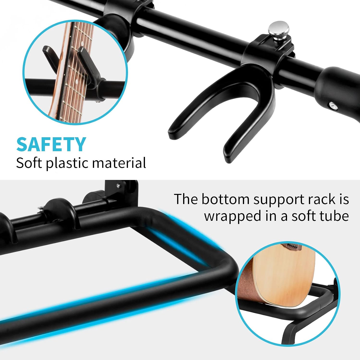 Thumbnail 3 de GUITTO GGS-07 (JOYO-GUITTO-GGS07) Foldable 5-Guitar Rack Stand