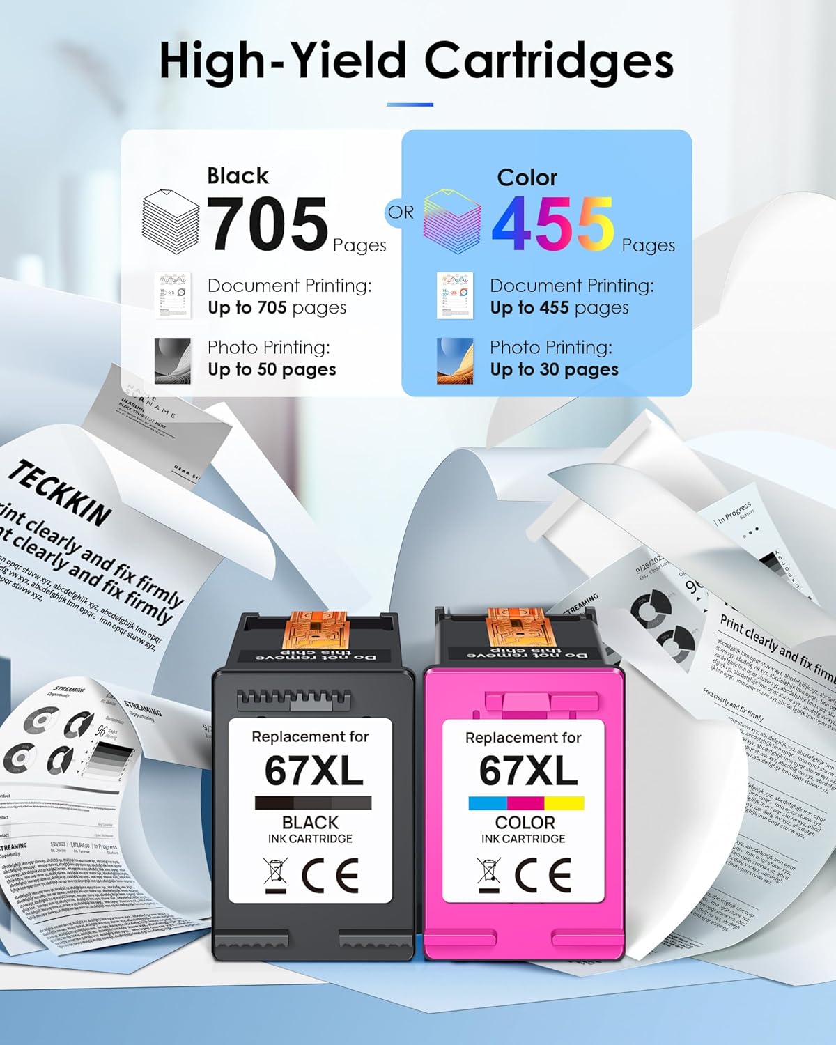 Detalle de HP 67XL Ink Cartridge Combo Pack 2