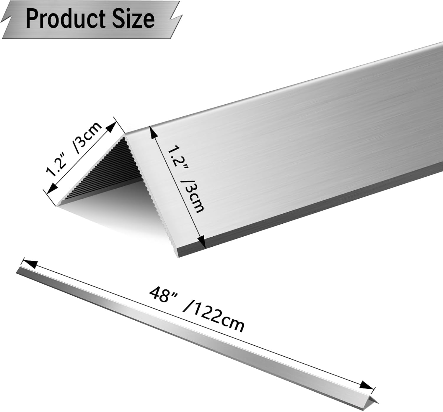 Detalle de Aluminum Corner Guards 1.2 x 1.2 x 48 in