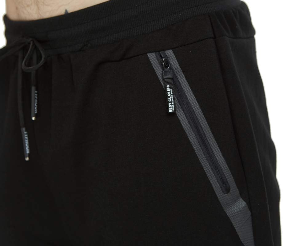 Thumbnail 3 de Tansozer Men’s Slim Fit Joggers with Zip Pockets and Adjustable Drawstring