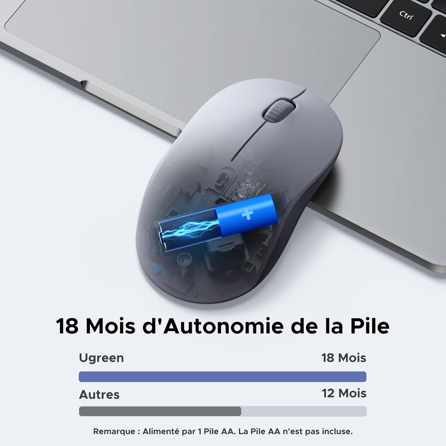 Thumbnail 5 de UGREEN Souris Bluetooth 4000 DPI 🖱