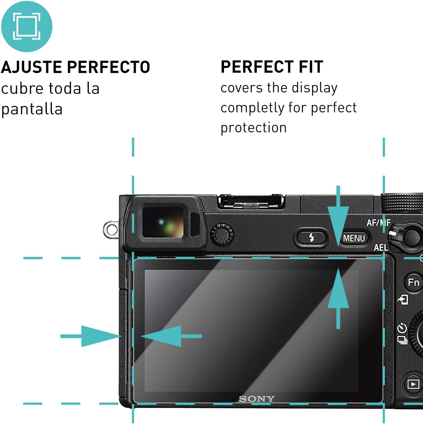 Thumbnail 2 de smartect Cristal templado para Sony Alpha 6300