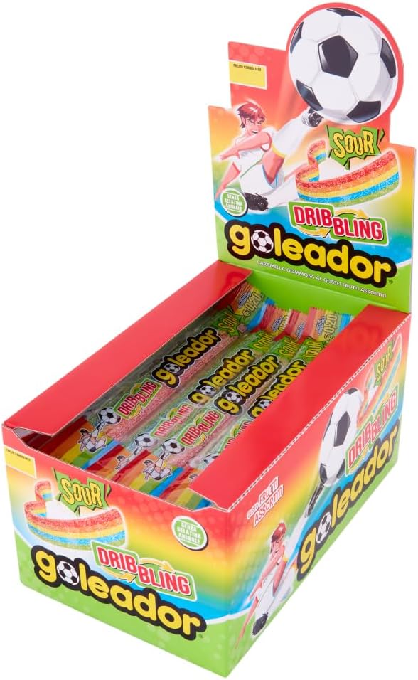 Detalle de Goleador Dribbling Rainbow 144 pezzi 🍬