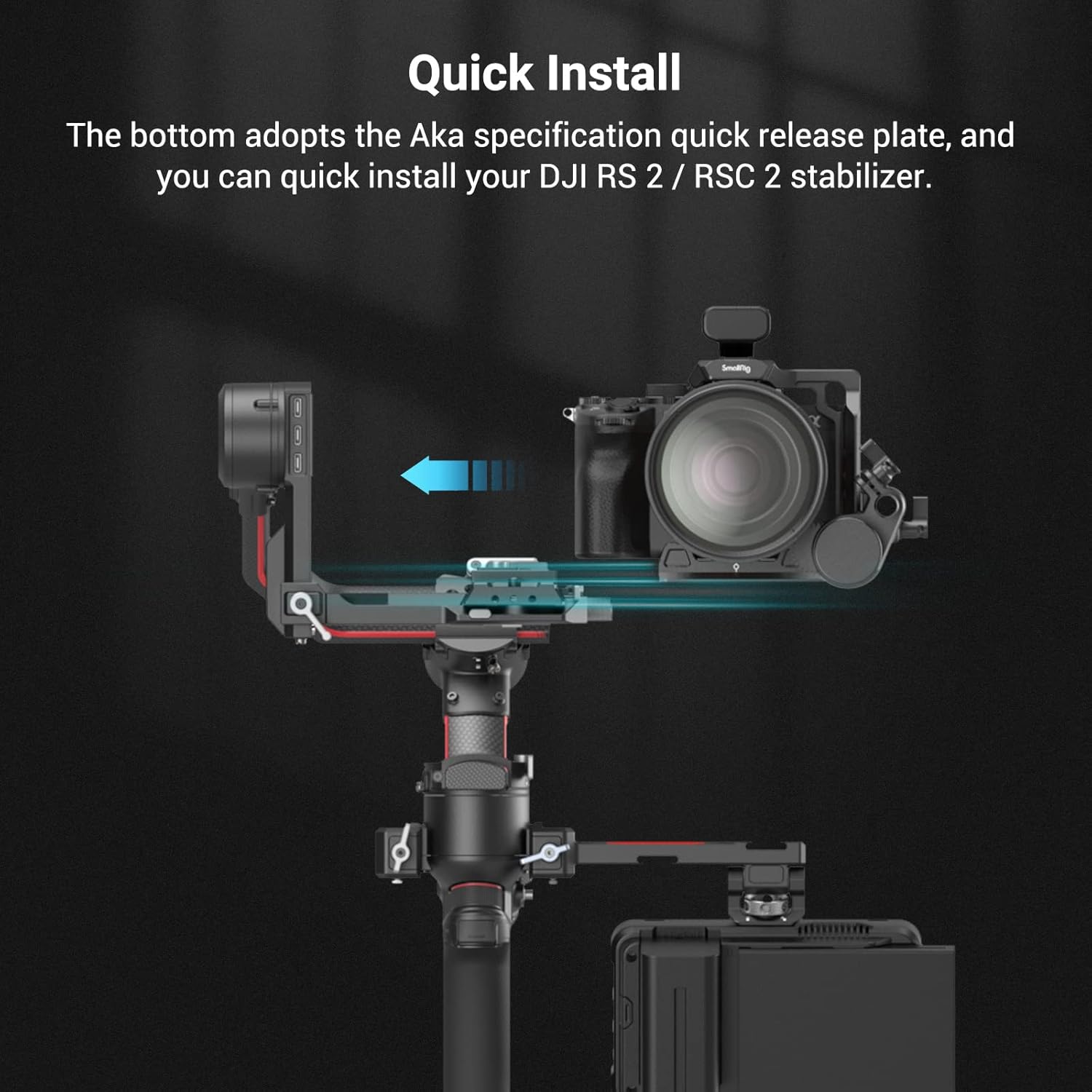 Detalle 2 de SMALLRIG Mezza Gabbia 3639 per Sony A7 IV / A7S III / A1 / A7R IV / A7R V