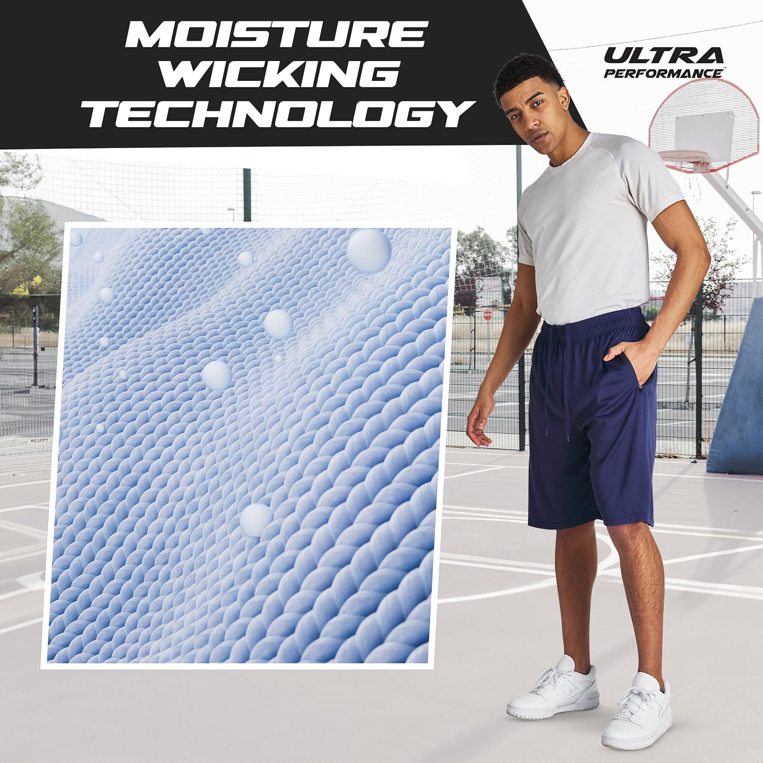 Detalle 2 de Ultra Performance Men's 5 Pack Running Shorts