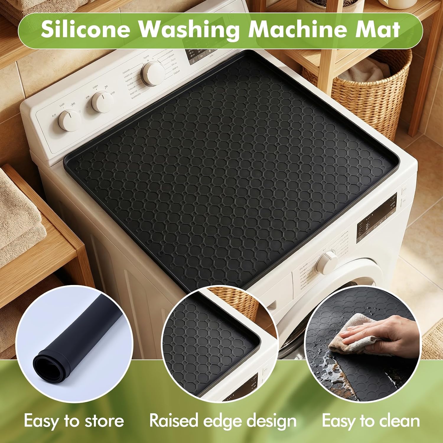 Detalle de Washer and Dryer Mat, 23.6 x 23.6 in.