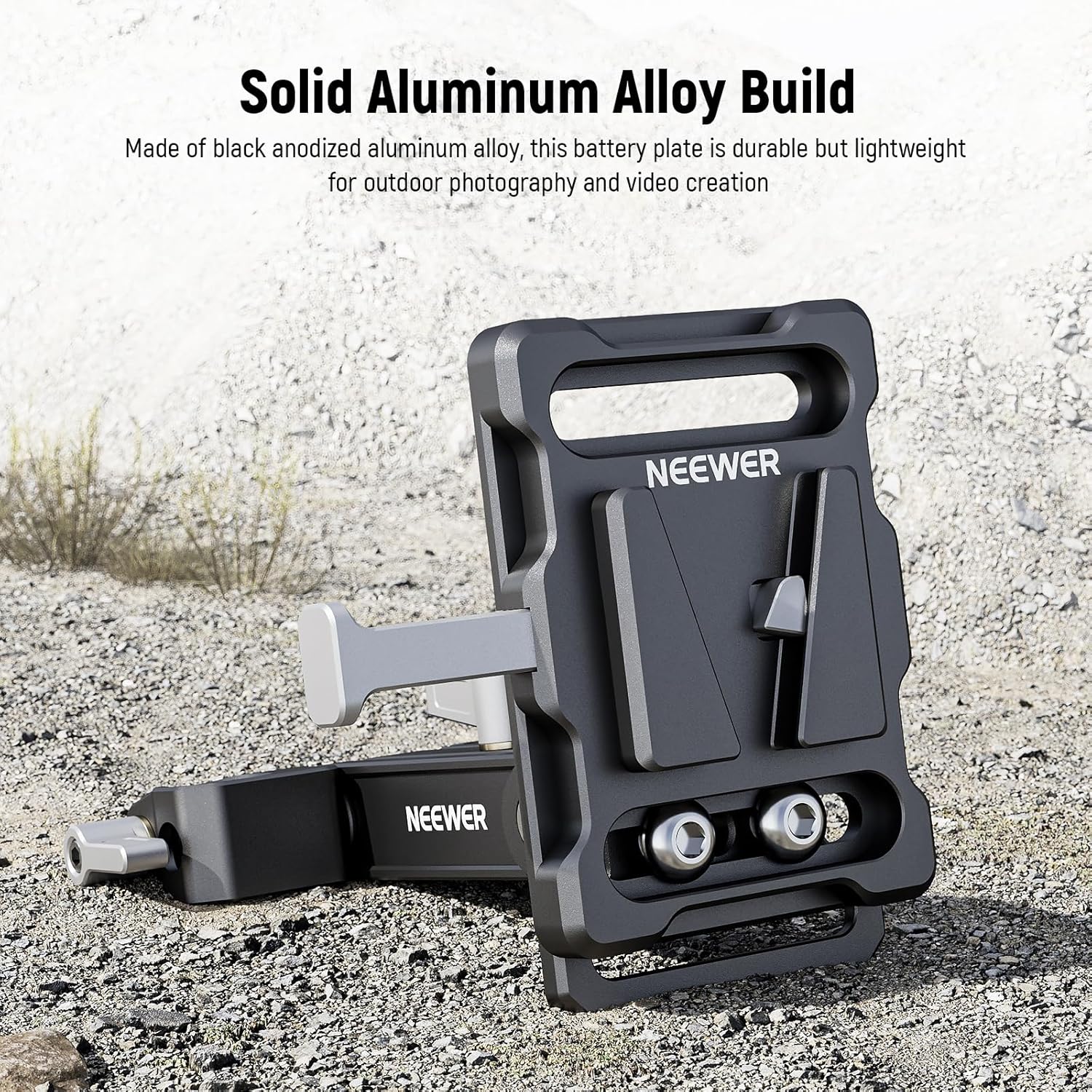 Thumbnail 6 de Neewer mini piastra batteria V Mount con morsetti LWS 15 mm, inclinabile 180° e pieghevole a forma di L