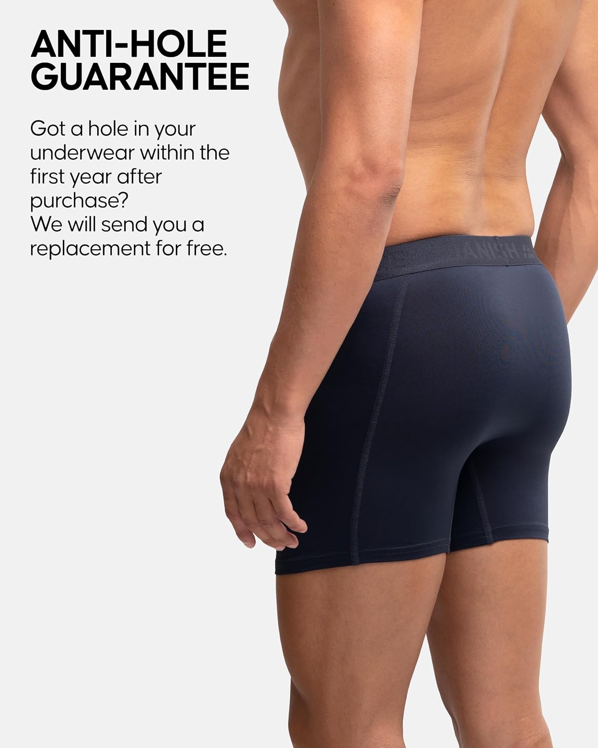 Detalle de DANISH ENDURANCE mens boxers anti chafe